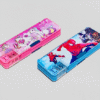 Adorable Pencil Box Decorated with Cute Unicorns and Spiderman