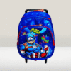 Captain America-Themed Kids Trolley School Bag