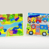 Dinosaur Adventure & City Transport Puzzle for Kids