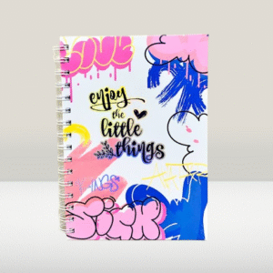 Stylish Spiral Colorful Cover Notebook for School, Office & Journaling Planning & Gifting