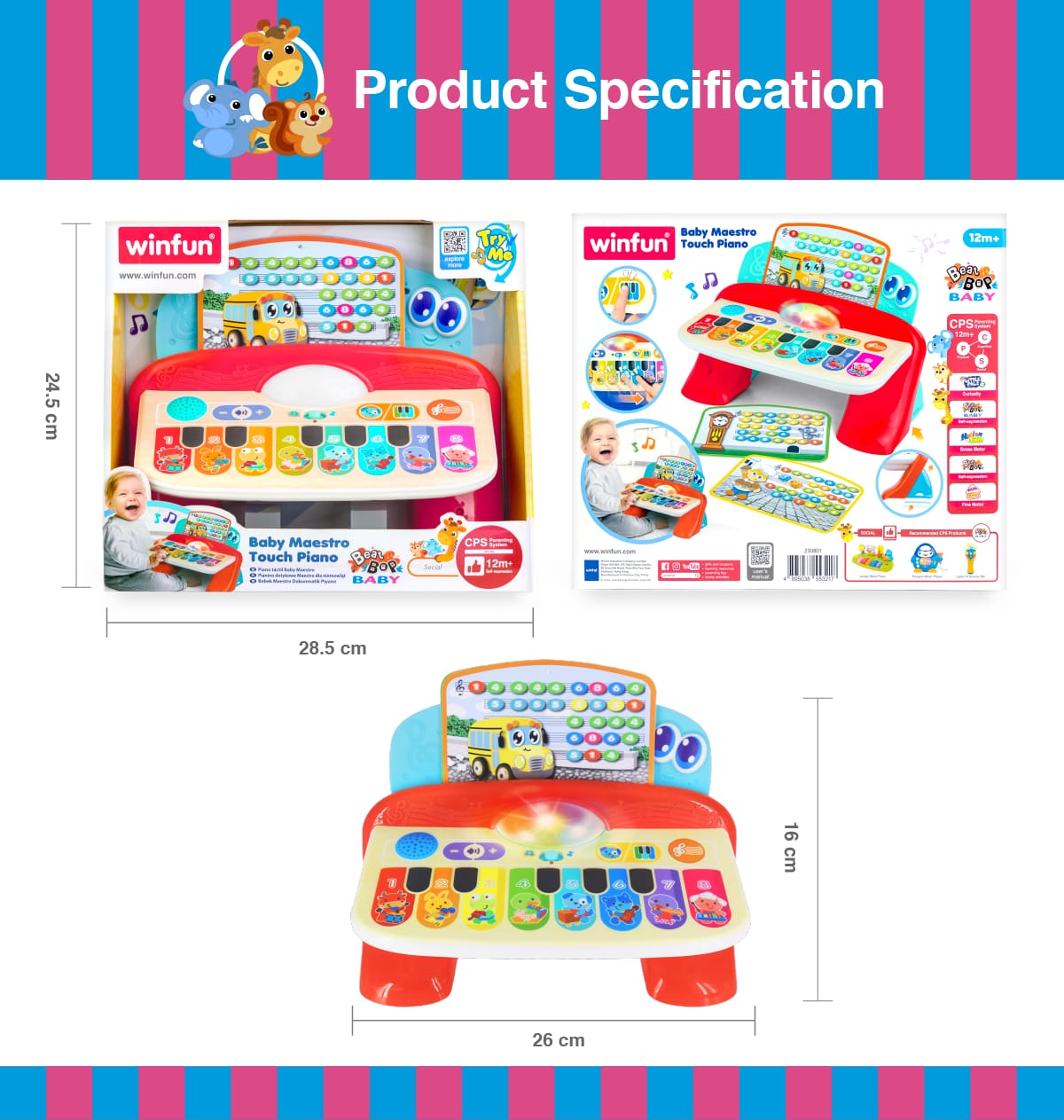 Baby Maestro Touch Piano - Image 4