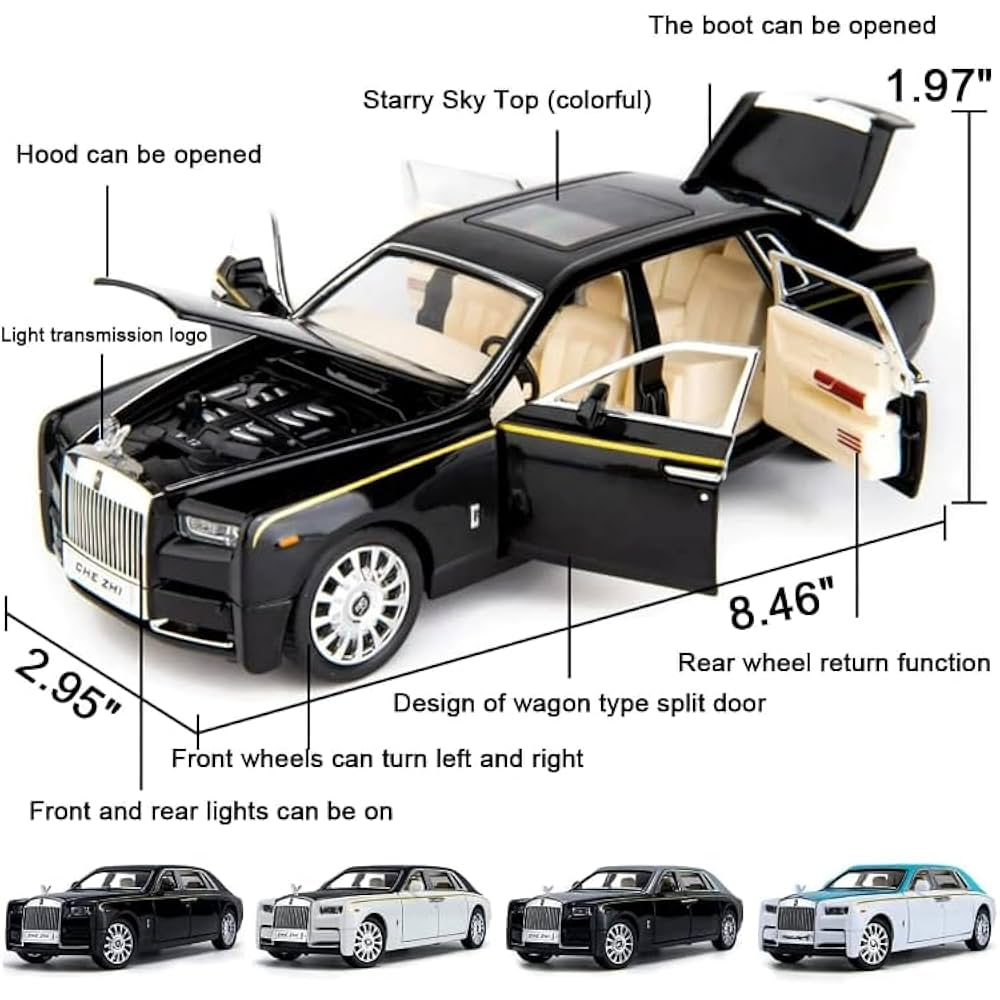 Rolls-Royce Phantom Die cast model car - Image 5