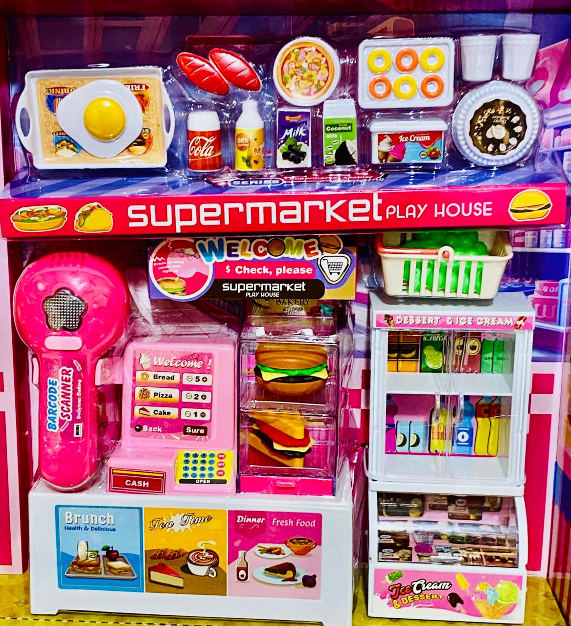 Shopping Supermarket Cashier Set for Kids - Image 4