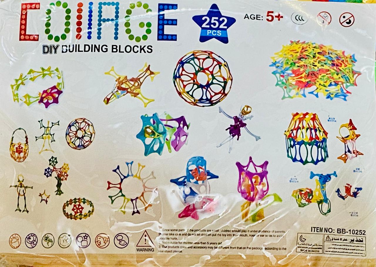 Collage Blocks Bag 252PCS for Kids - Image 4