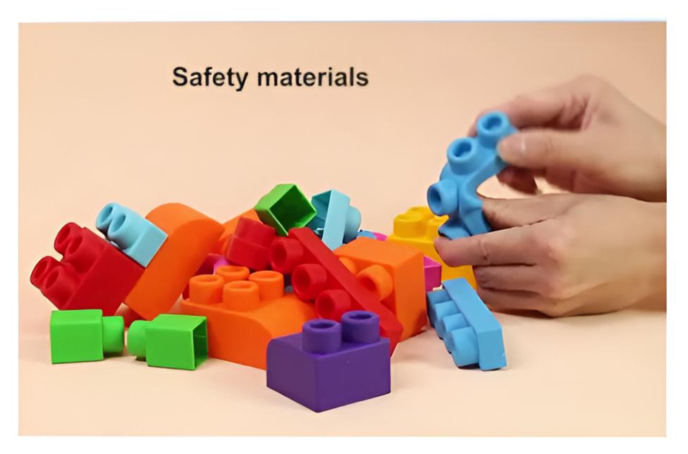 Building Blocks Rubber Small 50 PCS for Kids - Image 2