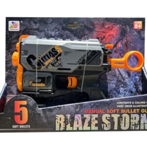Blaze Storm Manual Soft Bullet Gun for Kids