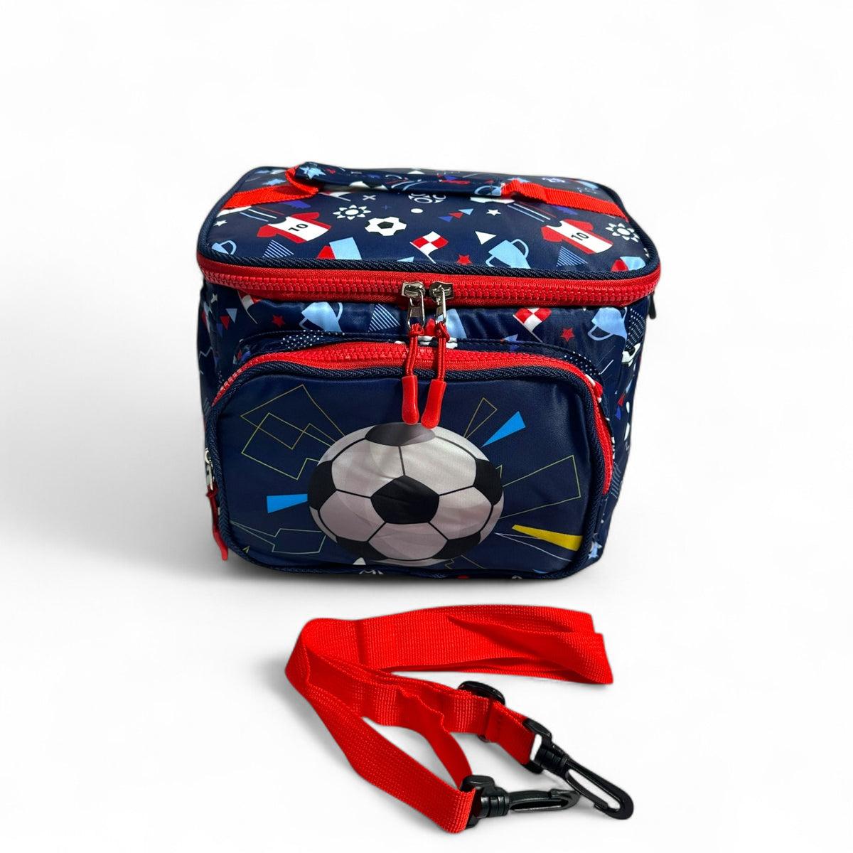 Soccer & Unicorn-Themed Kids Lunch Bag - Image 3
