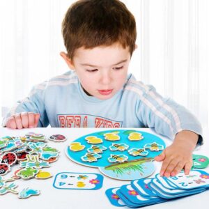 "Animals to Count" Educational Animal-Shaped Pieces Wooden Set