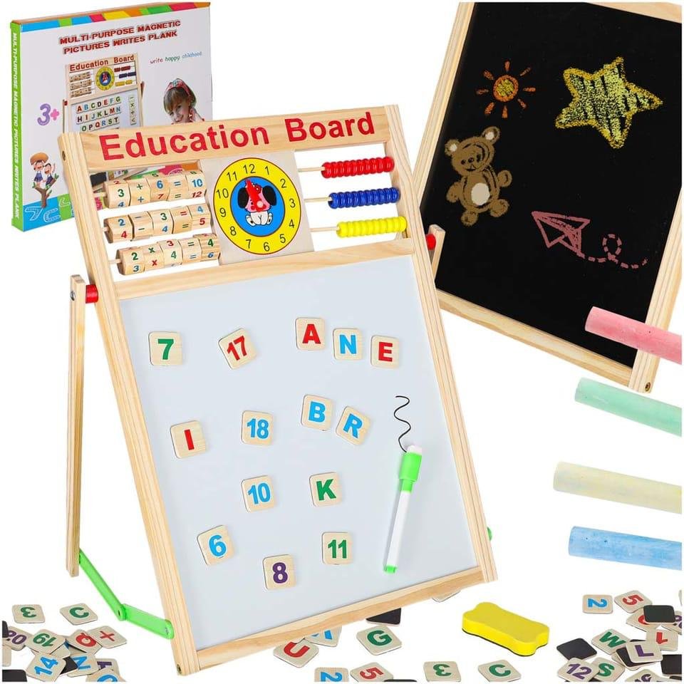 Multi-Purpose Magnetic Educational Board for Kids