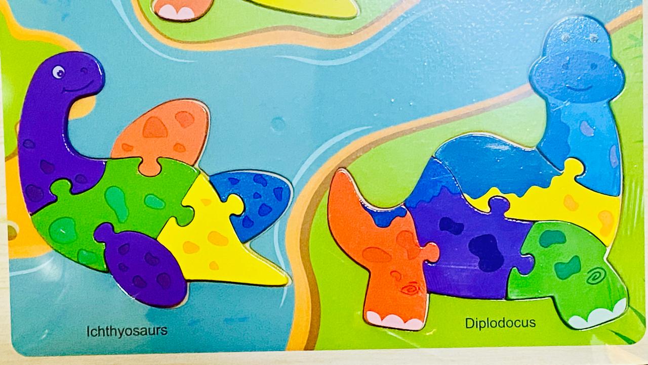 Dinosaur Adventure & City Transport Puzzle for Kids - Image 4