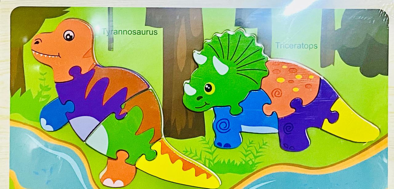 Dinosaur Adventure & City Transport Puzzle for Kids - Image 5
