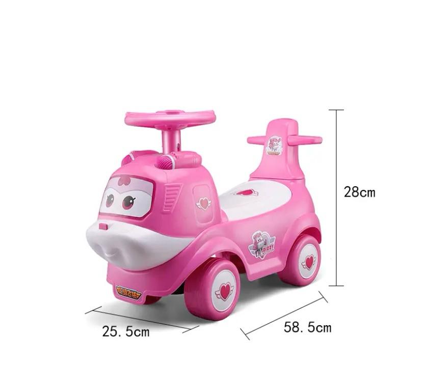Adorable Pink Ride-on Toy Car Designed for Toddlers - Image 4
