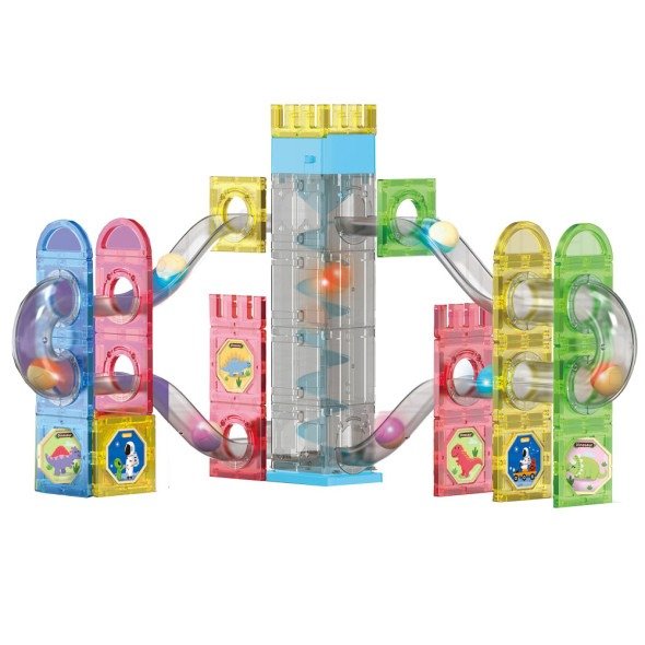 Pipeline Magnetic Blocks 71PCS – Creative Construction Building Toy for Kids - Image 2