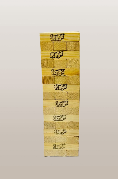 Wooden Classic Jenga Hasbro 48Pcs - Image 4