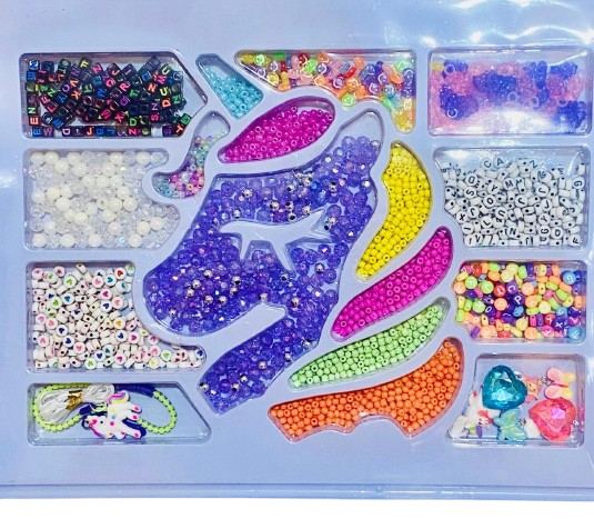 Bead String Unicorn Theme Set for Kids