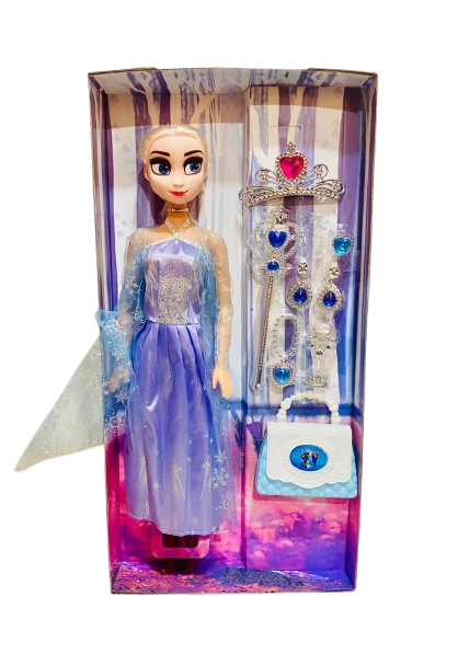 Fashion ll Frozen Doll with Acessories for Girls