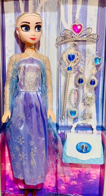 Fashion ll Frozen Doll with Acessories for Girls - Image 5