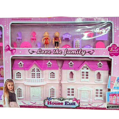 Elegant House Euit with Doll Set for Kids - Image 5