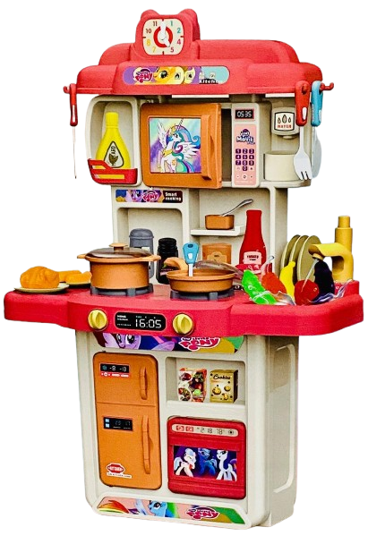 MY little Pony Kitchen Trolly 35PCS Set for Kids