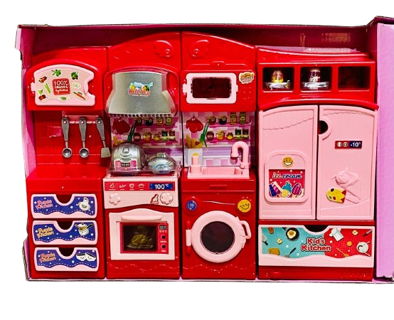 Kitchen Set Large 4 Cooking Bread Simulation for Kids