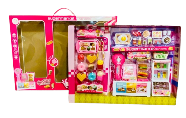 Shopping Supermarket Cashier Set for Kids - Image 5