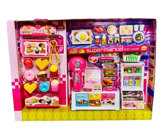 Shopping Supermarket Cashier Set for Kids