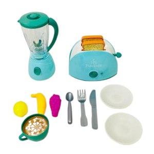Mini Home Appliances Series Toaster & Juicer Set for Kids