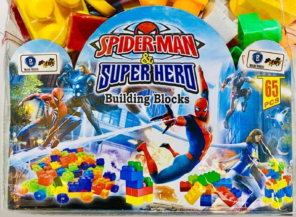 Spiderman Blocks 65PCS Bag for Kids - Image 2