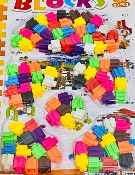 Building Blocks 90PCS Card for Kids