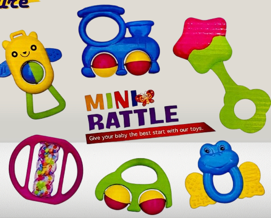 Mini Rattle Set 6PCS Box for Babies - Image 3