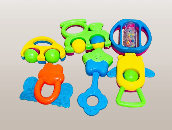 Mini Rattle Set 6PCS Box for Babies - Image 2