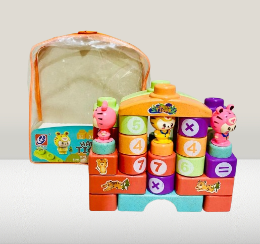 34PCS Happy Tiger Blocks set for Kids - Image 3