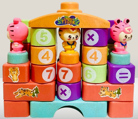34PCS Happy Tiger Blocks set for Kids - Image 2