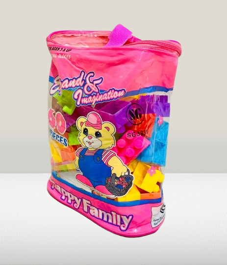 Expand & Imagination 60PCS Blocks Bag for Kids - Image 4
