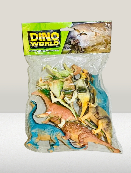 Dino World Zoo Set 8PCS Bag for Kids - Image 4