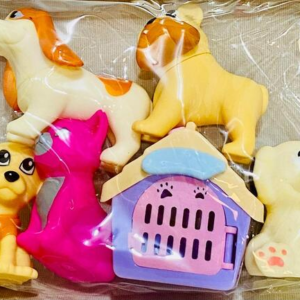 Shower Partner 6PCS Chu Chu Dog for Kids
