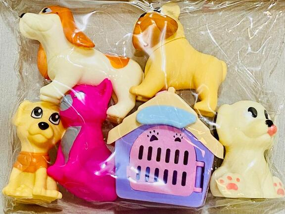 Shower Partner 6PCS Chu Chu Dog for Kids