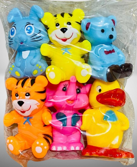 Mama Baba Animal 6PCS Chu Chu for Kids