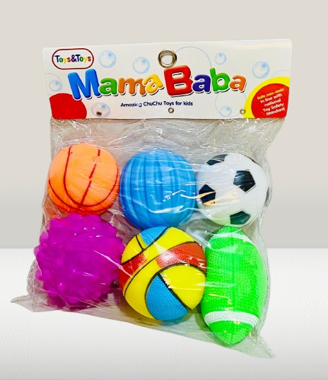 Mama Baba Balls 6PCS Chu Chu for Kids - Image 4