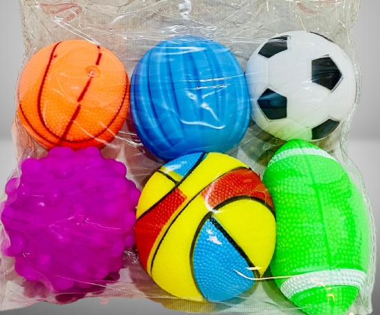 Mama Baba Balls 6PCS Chu Chu for Kids