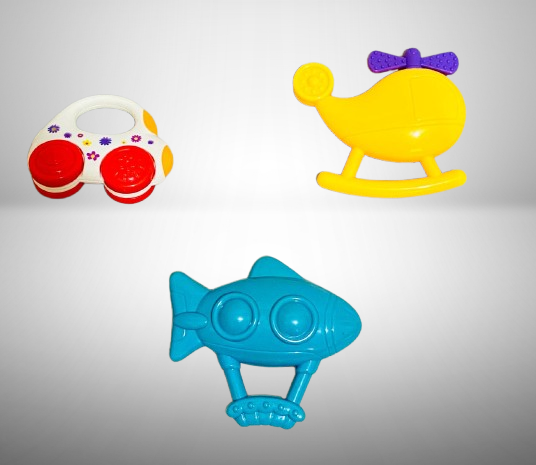 Music Toys Rattle 3PCS Box for Newborn Babies - Image 2