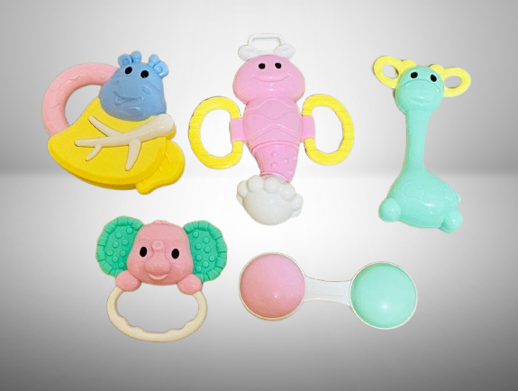 Baby Toys Rattle 5PCS Box for Newbon Babies