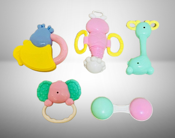 Baby Toys Rattle 5PCS Box for Newbon Babies - Image 2