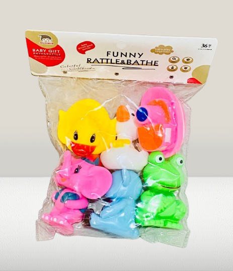 Funny Rattle & Bath 6PCS Chu Chu for Kids - Image 4