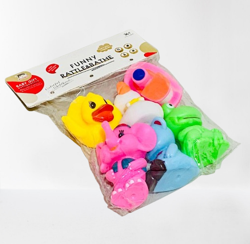 Funny Rattle & Bath 6PCS Chu Chu for Kids - Image 3