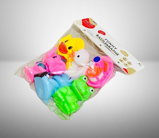 Funny Rattle & Bath 6PCS Chu Chu for Kids