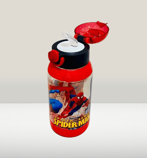 Spiderman Flip-Top Lock Lids Water Bottle (Capacity 600 ML) - Image 2