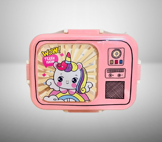Cute TV-Shaped Cartoon Lunch Box - Image 4