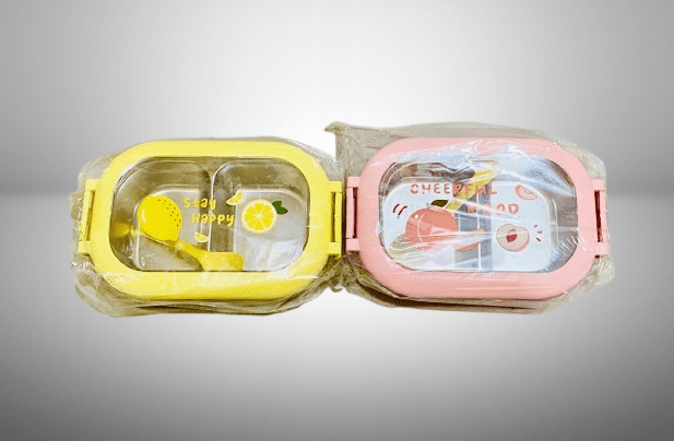 Cute Pink Bento "CHEERFUL MOOD" Lunch Box