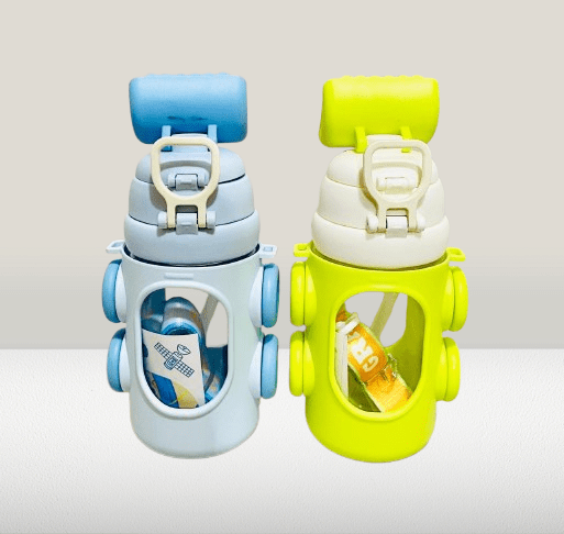 Funny & Cute Vacuum Design Water Bottle (Capacity 700ML) - Image 5